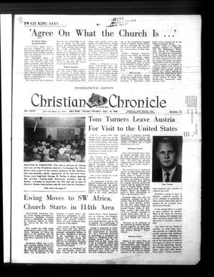 Christian Chronicle (Abilene, Tex.), Vol. 24, No. 11, Ed. 1 Friday, December 16, 1966