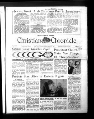 Christian Chronicle (Austin, Tex.), Vol. 24, No. 38, Ed. 1 Friday, July 7, 1967