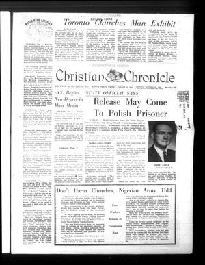 Primary view of object titled 'Christian Chronicle (Austin, Tex.), Vol. 24, No. 45, Ed. 1 Friday, August 25, 1967'.