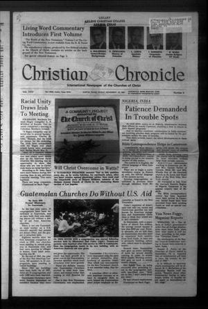 Christian Chronicle (Austin, Tex.), Vol. 25, No. 6, Ed. 1 Friday, November 10, 1967