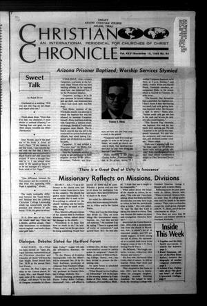 Christian Chronicle (Austin, Tex.), Vol. 26, No. 44, Ed. 1 Monday, November 10, 1969