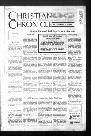 Christian Chronicle (Austin, Tex.), Vol. 27, No. 7, Ed. 1 Monday, February 16, 1970