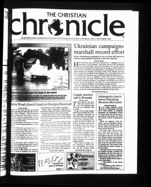 Primary view of object titled 'The Christian Chronicle (Oklahoma City, Okla.), Vol. 51, No. 9, Ed. 1 Thursday, September 1, 1994'.