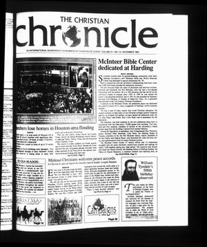 Primary view of object titled 'The Christian Chronicle (Oklahoma City, Okla.), Vol. 51, No. 12, Ed. 1 Thursday, December 1, 1994'.