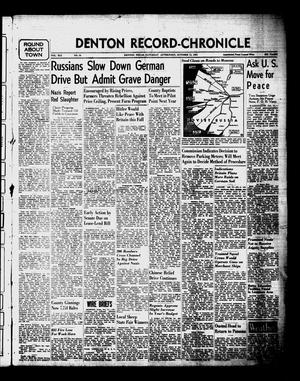 Denton Record-Chronicle (Denton, Tex.), Vol. 41, No. 50, Ed. 1 Saturday, October 11, 1941