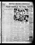 Newspaper: Denton Record-Chronicle (Denton, Tex.), Vol. 41, No. 119, Ed. 1 Wedne…