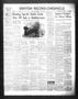 Thumbnail image of item number 1 in: 'Denton Record-Chronicle (Denton, Tex.), Vol. 41, No. 261, Ed. 1 Monday, June 15, 1942'.