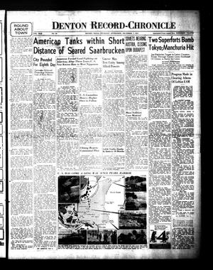 Denton Record-Chronicle (Denton, Tex.), Vol. 42, No. 99, Ed. 1 Thursday, December 7, 1944