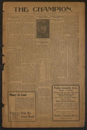 The Champion. (Center, Tex.), Vol. 41, No. 8, Ed. 1 Wednesday, February 20, 1918