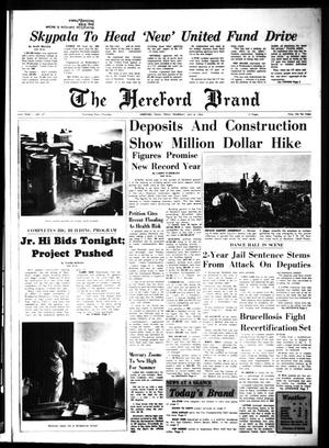 The Hereford Brand (Hereford, Tex.), Vol. 64, No. 27, Ed. 1 Thursday, July 8, 1965