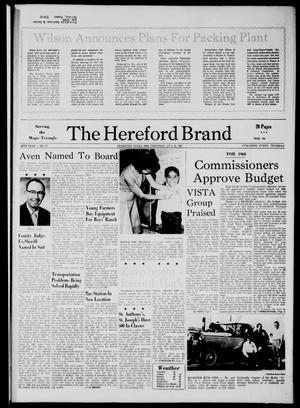 The Hereford Brand (Hereford, Tex.), Vol. 66, No. 35, Ed. 1 Thursday, August 31, 1967