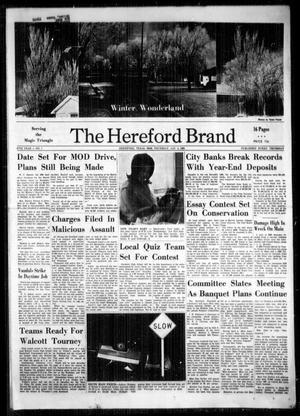 The Hereford Brand (Hereford, Tex.), Vol. 67, No. 1, Ed. 1 Thursday, January 4, 1968