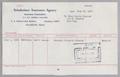 Text: [Invoice for Insurance for Miss Cecile Kempner, July 1957]