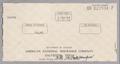 Text: [American National Insurance Compan Dividend Stub, June 28, 1959]