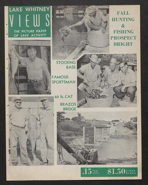 Primary view of object titled 'Lake Whitney Views (Whitney, Tex.), Vol. 10, No. 2, Ed. 1 Saturday, October 1, 1960'.