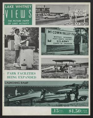 Lake Whitney Views (Whitney, Tex.), Vol. 12, No. 3, Ed. 1 Thursday, November 1, 1962