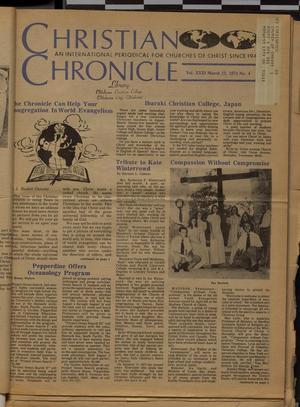 Primary view of object titled 'Christian Chronicle (Nashville, Tenn.), Vol. 31, No. 4, Ed. 1 Tuesday, March 12, 1974'.