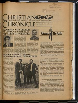 Primary view of object titled 'Christian Chronicle (Nashville, Tenn.), Vol. 33, No. 11, Ed. 1 Tuesday, June 15, 1976'.