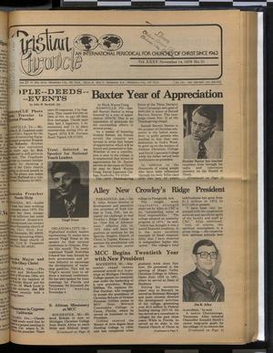 Primary view of object titled 'Christian Chronicle (Oklahoma City, Okla.), Vol. 35, No. 21, Ed. 1 Tuesday, November 14, 1978'.