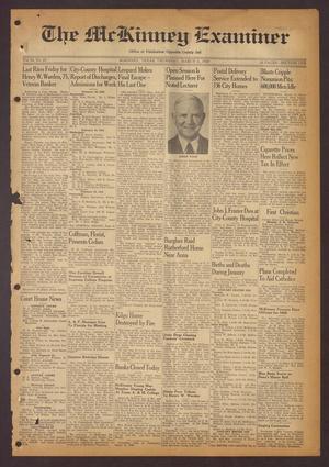 Primary view of object titled 'The McKinney Examiner (McKinney, Tex.), Vol. 64, No. 21, Ed. 1 Thursday, March 2, 1950'.