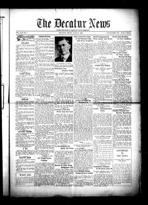 The Decatur News (Decatur, Tex.), Vol. 42, No. 7, Ed. 1 Thursday, June 21, 1923