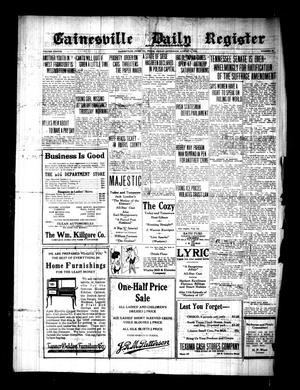 Primary view of object titled 'Gainesville Daily Register and Messenger (Gainesville, Tex.), Vol. 38, No. 26, Ed. 1 Friday, August 13, 1920'.