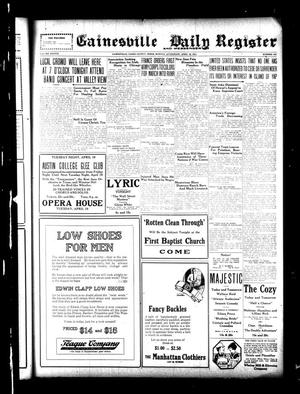 Gainesville Daily Register and Messenger (Gainesville, Tex.), Vol. 38, No. 222, Ed. 1 Monday, April 18, 1921
