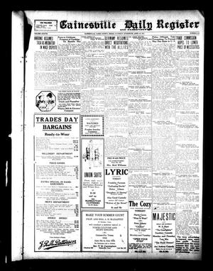 Gainesville Daily Register and Messenger (Gainesville, Tex.), Vol. 38, No. 233, Ed. 1 Saturday, April 30, 1921