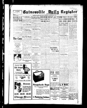 Primary view of object titled 'Gainesville Daily Register and Messenger (Gainesville, Tex.), Vol. 38, No. 242, Ed. 1 Wednesday, May 11, 1921'.