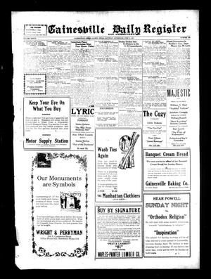 Gainesville Daily Register and Messenger (Gainesville, Tex.), Vol. 38, No. 269, Ed. 1 Saturday, June 11, 1921
