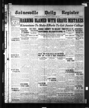 Gainesville Daily Register and Messenger (Gainesville, Tex.), Vol. 40, No. 93, Ed. 1 Thursday, April 3, 1924