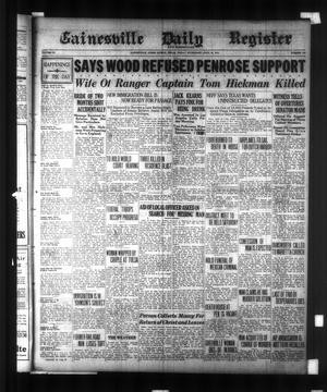 Gainesville Daily Register and Messenger (Gainesville, Tex.), Vol. 40, No. 106, Ed. 1 Friday, April 18, 1924