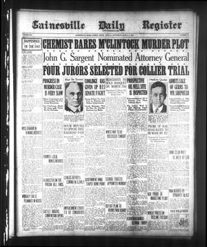 Gainesville Daily Register and Messenger (Gainesville, Tex.), Vol. 41, No. 76, Ed. 1 Tuesday, March 17, 1925