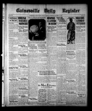 Gainesville Daily Register and Messenger (Gainesville, Tex.), Vol. 53, No. 255, Ed. 1 Tuesday, October 13, 1925