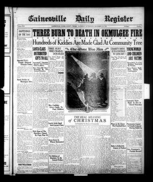 Primary view of object titled 'Gainesville Daily Register and Messenger (Gainesville, Tex.), Vol. 42, No. 7, Ed. 1 Thursday, December 24, 1925'.