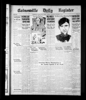 Gainesville Daily Register and Messenger (Gainesville, Tex.), Vol. 42, No. 295, Ed. 1 Thursday, November 25, 1926