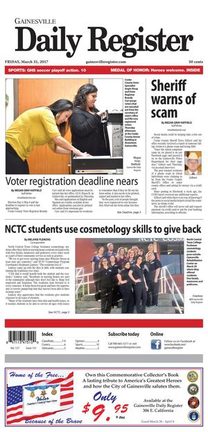 Gainesville Daily Register (Gainesville, Tex.), Vol. 127, No. 151, Ed. 1 Friday, March 31, 2017