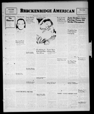 Breckenridge American (Breckenridge, Tex.), Vol. 25, No. 170, Ed. 1 Wednesday, September 19, 1945