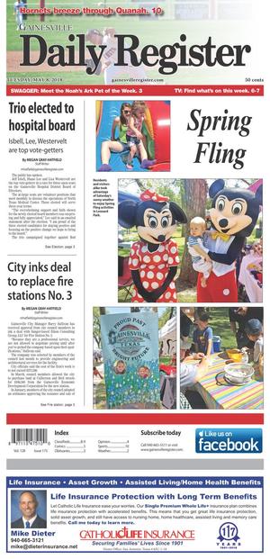 Gainesville Daily Register (Gainesville, Tex.), Vol. 128, No. 175, Ed. 1 Tuesday, May 8, 2018