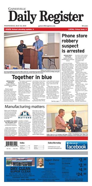 Gainesville Daily Register (Gainesville, Tex.), Vol. 128, No. 186, Ed. 1 Wednesday, May 23, 2018