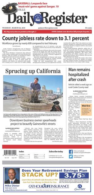 Gainesville Daily Register (Gainesville, Tex.), Vol. 129, No. 144, Ed. 1 Tuesday, March 26, 2019