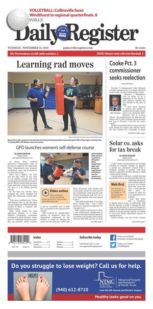 Gainesville Daily Register (Gainesville, Tex.), Vol. 130, No. 53, Ed. 1 Tuesday, November 12, 2019