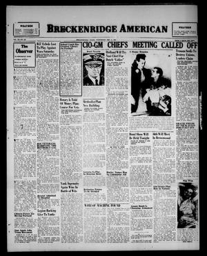 Breckenridge American (Breckenridge, Tex.), Vol. 25, No. 225, Ed. 1 Wednesday, December 5, 1945