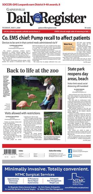 Gainesville Daily Register (Gainesville, Tex.), Vol. 130, No. 175, Ed. 1 Tuesday, May 5, 2020