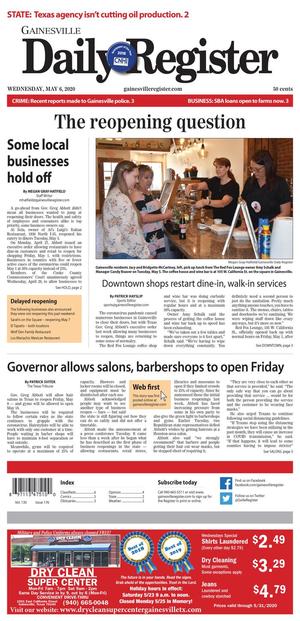 Gainesville Daily Register (Gainesville, Tex.), Vol. 130, No. 176, Ed. 1 Wednesday, May 6, 2020