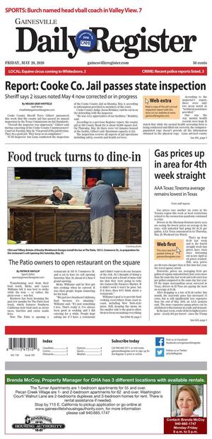 Gainesville Daily Register (Gainesville, Tex.), Vol. 130, No. 193, Ed. 1 Friday, May 29, 2020
