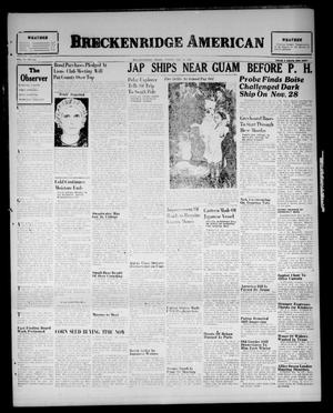 Primary view of object titled 'Breckenridge American (Breckenridge, Tex.), Vol. 25, No. 233, Ed. 1 Sunday, December 16, 1945'.