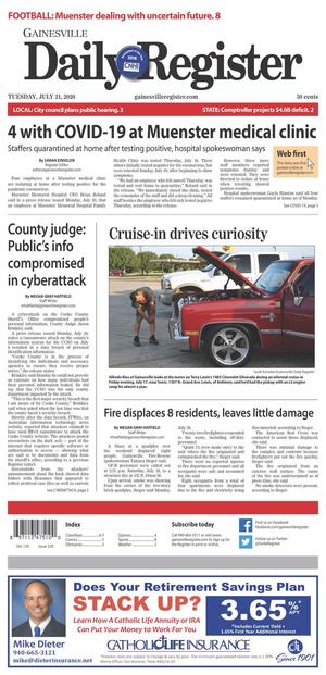 Gainesville Daily Register (Gainesville, Tex.), Vol. 130, No. 229, Ed. 1 Tuesday, July 21, 2020