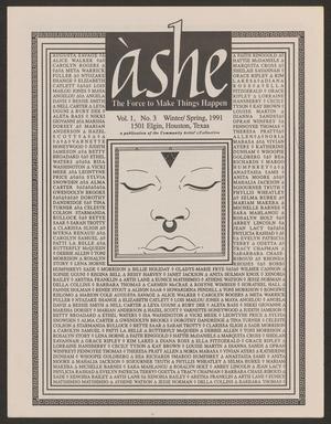 Áshe, Volume 1, Number 3, Winter/Spring 1991