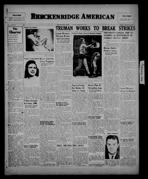 Breckenridge American (Breckenridge, Tex.), Vol. 26, No. 29, Ed. 1 Friday, February 8, 1946
